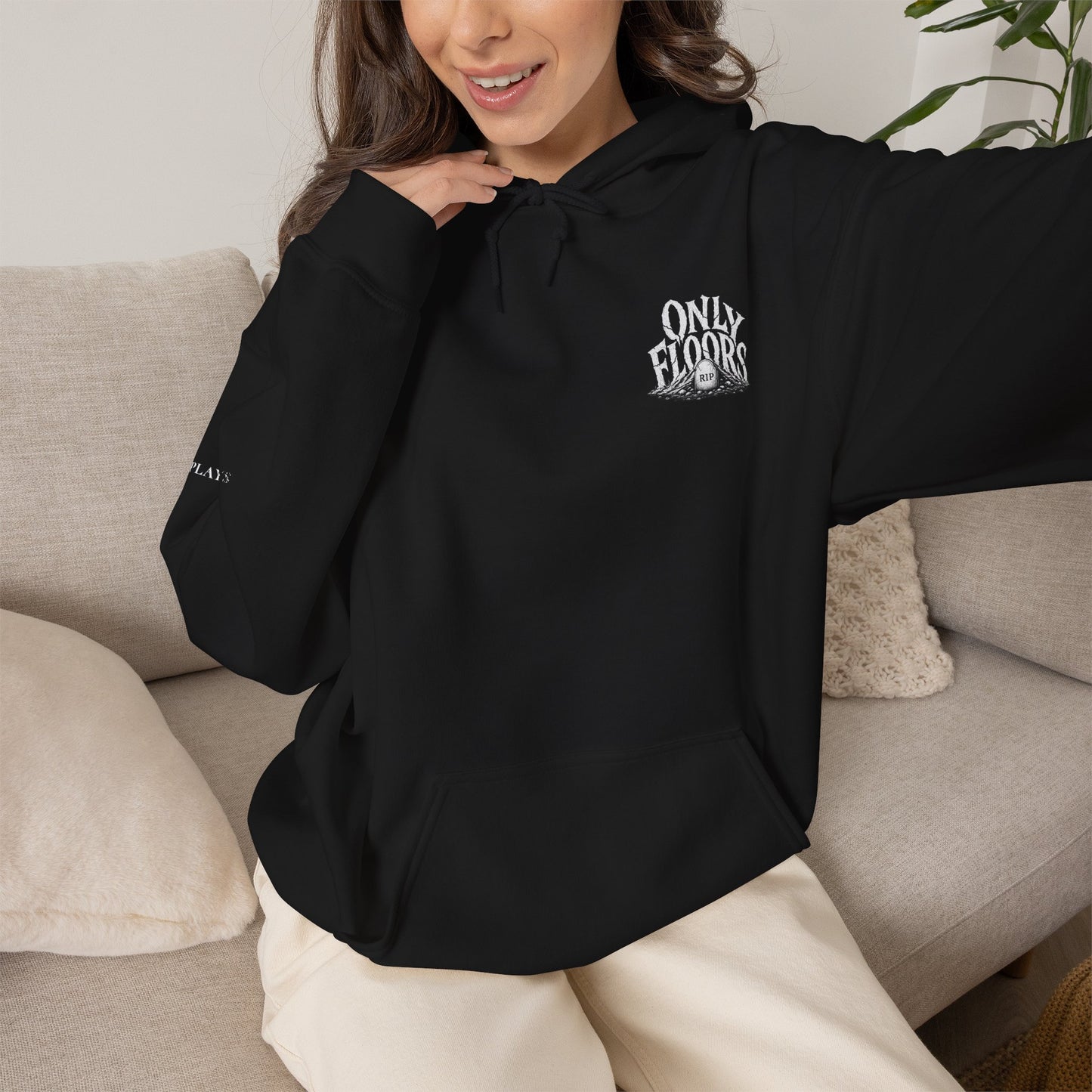 Floor POV hoodie | Only Floors text graphic sweatshirt